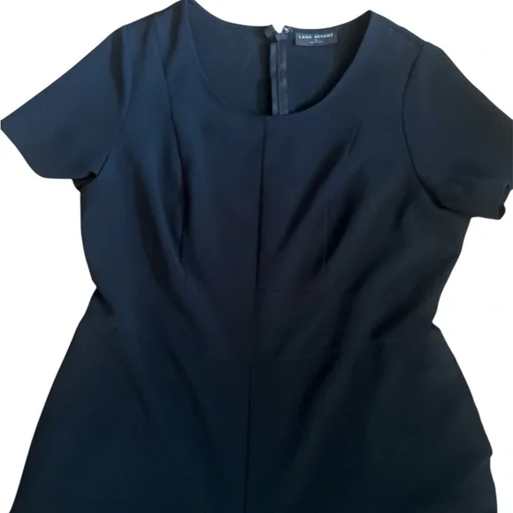 Lane Bryant Black Wide-Leg Jumpsuit - Picture 2 of 4